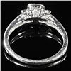 Image 2 : 1.6 DWT 14 KT Wht Gold Diamond Ring Sz: 6.5