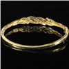 Image 2 : 9 DWT 14 KT Gold Bracelet w/ Diamond Lining