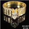 Image 1 : 4 DWT 14 KT Gold Diamond Ring Sz: 8