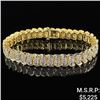 Image 1 : 9.8 DWT 10 KT Gold Bracelet /w Diamonds
