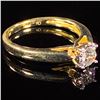 Image 3 : 1.6 DWT 10 KT Gold Diamond Ring Sz: 7