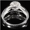 Image 2 : 1.8 DWT 10 KT Wht Gold Diamond Ring Sz: 7