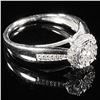 Image 3 : 1.8 DWT 10 KT Wht Gold Diamond Ring Sz: 7