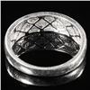 Image 2 : 2.5 DWT 10 KT Wht Gold Ring w/ Diamond 200 Sz:10