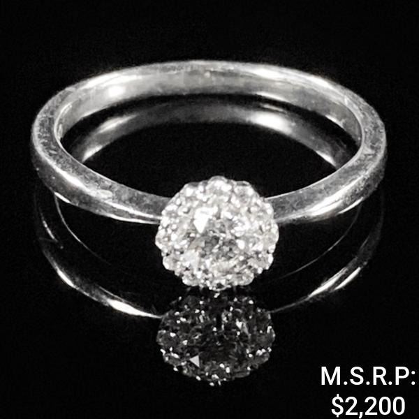 2.1 DWT Pt 950 KT Platinum Diamond Ring Sz: 5.5