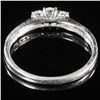 Image 2 : 0.8 DWT 10 KT Wht Gold Diamond Ring Sz: 6