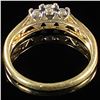 Image 2 : 1.4 DWT 10 KT Gold Diamond Ring Sz: 7