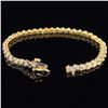 Image 2 : 5.3 DWT 10 KT Gold Bracelet /w Diamonds