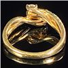Image 2 : 3.5 DWT 14 KT Gold w/ Diamond Ring Sz: 9