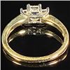 Image 2 : 2 DWT 14 KT Gold w/ Diamonds Ring Sz: 6
