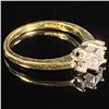 Image 3 : 2 DWT 14 KT Gold w/ Diamonds Ring Sz: 6