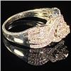 Image 3 : 3.5 DWT 10 KT Wht Gold w/ Diamond Ring Sz:7.5