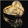 Image 3 : 4.7 DWT 10 KT Gold w/ Diamond Ring Sz: 7