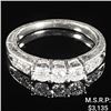 Image 1 : 2.5 DWT 14 KT Gold w/ Diamond Ring Sz: 5.5