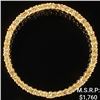 Image 1 : 2.5 DWT 10 KT Gold Circle Pendant w/ Diamond