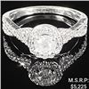 Image 1 : 2.2 DWT 14 KT Wht Gold w/ Diamond Ring Sz:5.5