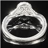Image 2 : 2.2 DWT 14 KT Wht Gold w/ Diamond Ring Sz:5.5