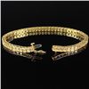 Image 2 : 7.5 DWT 10 KT Gold w/ Diamond Bracelet