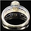Image 2 : 2.3 DWT 10 KT Wht Gold w/ Diamond Ring Sz:6.5