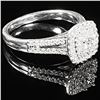 Image 3 : 2.7 DWT 14 KT Wht Gold w/ Diamond Ring Sz:6.5