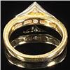Image 2 : 2.2 DWT 14 KT Gold w/ Diamond Ring Sz: 4.5