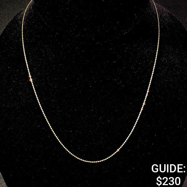 2 G 14 KT 17" Gold Necklace
