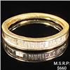 Image 1 : 0.9 DWT 10 KT Gold w/ Diamond Ring Sz: 4.5