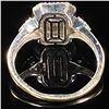 Image 2 : 2.3 DWT 10 KT Wht Gold w/ Diamond Ring Sz:7.5