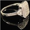 Image 3 : 2.3 DWT 10 KT Wht Gold w/ Diamond Ring Sz:7.5