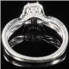 Image 2 : 3 DWT 14 KT Wht Gold w/ Diamond Ring Sz:7.5