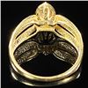 Image 2 : 1.9 DWT 10 KT Gold w/ Diamond Ring Sz: 8