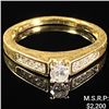 Image 1 : 2.2 DWT 14 KT Gold w/ Diamond Ring Sz: 8.5