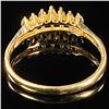 Image 2 : 1.8 DWT 14 KT Gold w/ Diamonds Ring Sz: 10
