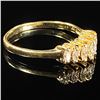 Image 3 : 1.8 DWT 14 KT Gold w/ Diamonds Ring Sz: 10