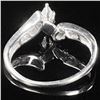 Image 2 : 1.4 DWT 14 KT Wht Gold w/ Diamond Ring Sz:5.5
