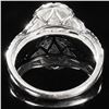 Image 2 : 1.7 DWT 10 KT Wht Gold w/ Diamond Ring Sz:6.5