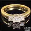 Image 1 : 2.6 DWT 14 KT Gold w/ Diamonds Ring Sz: 6.5