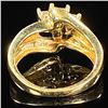 Image 2 : 3.4 DWT 10 KT Gold w/ Diamond Ring Sz: 5.5