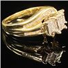 Image 3 : 3.4 DWT 10 KT Gold w/ Diamond Ring Sz: 5.5