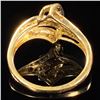 Image 2 : 1.8 DWT 10 KT Gold w/ Diamond Ring Sz: 6.5