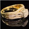 Image 3 : 1.8 DWT 10 KT Gold w/ Diamond Ring Sz: 7