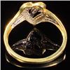 Image 2 : 1.7 DWT 10 KT Gold Hrts w/ Diamond Ring Sz:10