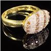 Image 3 : 2.9 DWT 14 KT Gold w/ Diamonds & Gems Ring Sz:5.5