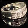 Image 3 : 2.5 DWT 10 KT Wht Gold w/ Diamond Ring Sz:7.5
