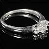 Image 3 : 1.7 DWT 14 KT Wht Gold w/ Diamonds Ring Sz: 5.5