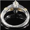 Image 2 : 2.5 DWT 14 KT Wht Gold w/ Diamond Ring Sz:6