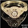 Image 1 : 2.3 DWT 10 KT Wht Gold w/ Diamond Ring Sz:7