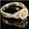 Image 3 : 2.3 DWT 10 KT Wht Gold w/ Diamond Ring Sz:7