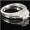 Image 3 : 2.1 DWT 10 KT Wht Gold w/ Diamond Ring Sz:5.5
