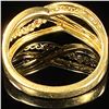 Image 2 : 1.9 DWT 10 KT Gold w/ Diamond Ring Sz: 7